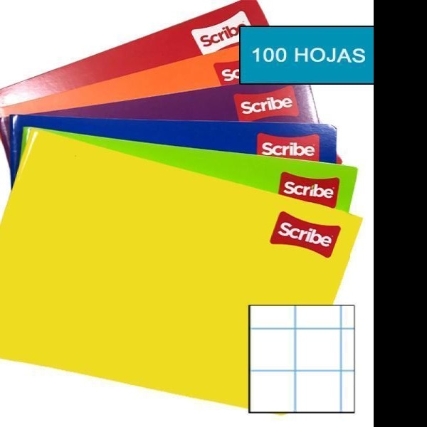 CUADERNO ITAL. SCRIBE 6138 C14MM GRAPA 100H. C.48